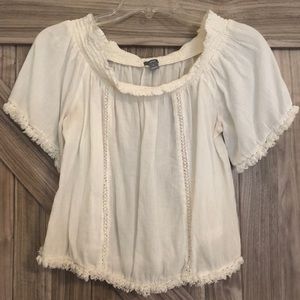 American Eagle boho crop top